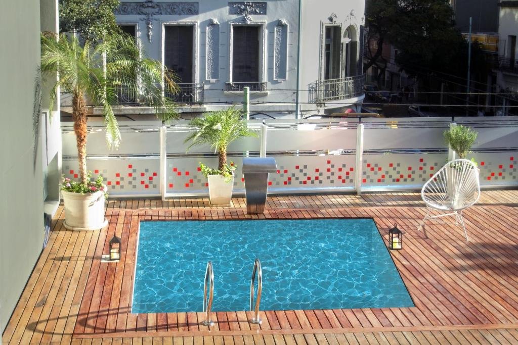 Rooftop view at BA Sohotel in the Palermo district