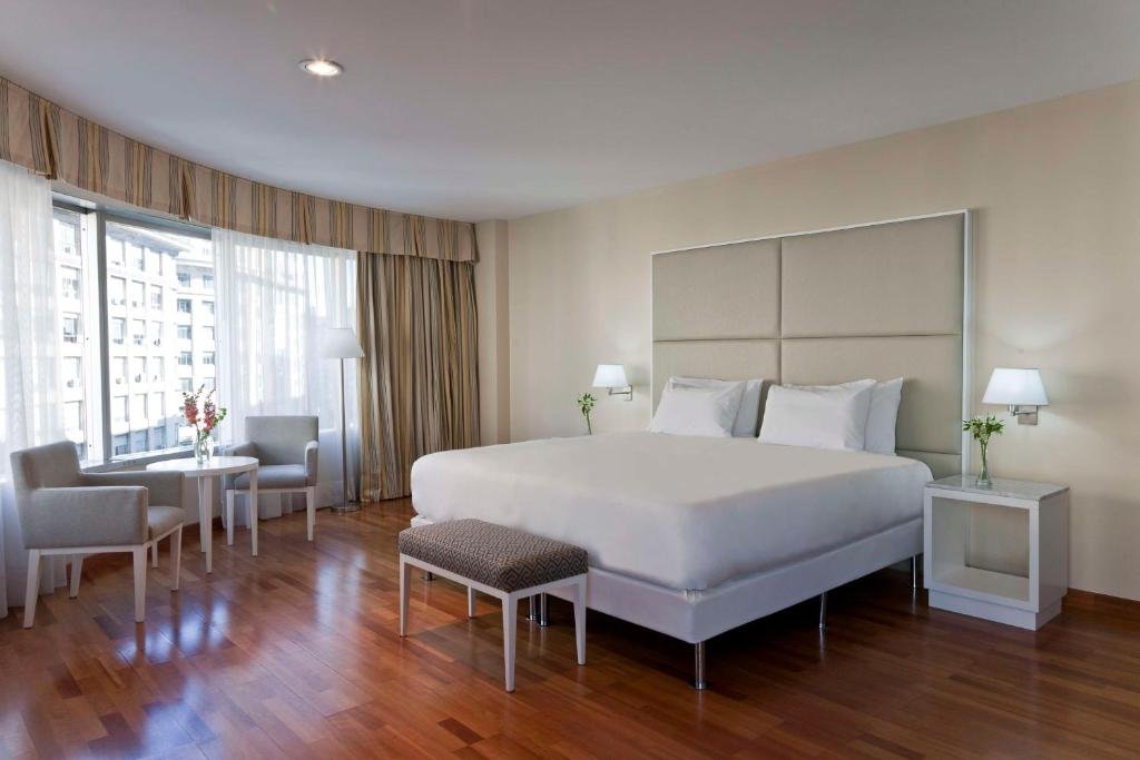Guest room at NH Buenos Aires Latino in downtown Buenos Aires